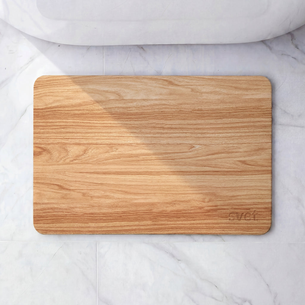 Alfombra de diatomita efecto madera