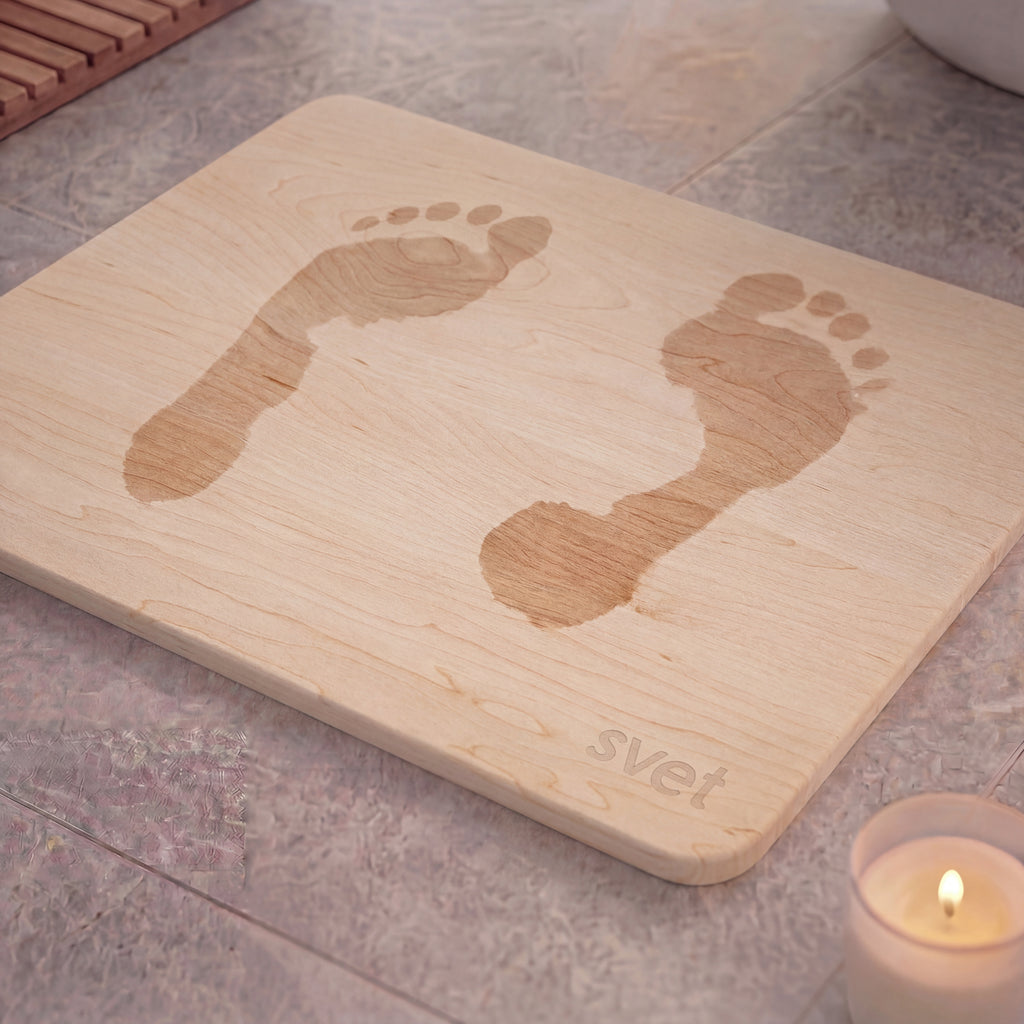 Alfombra de diatomita efecto madera