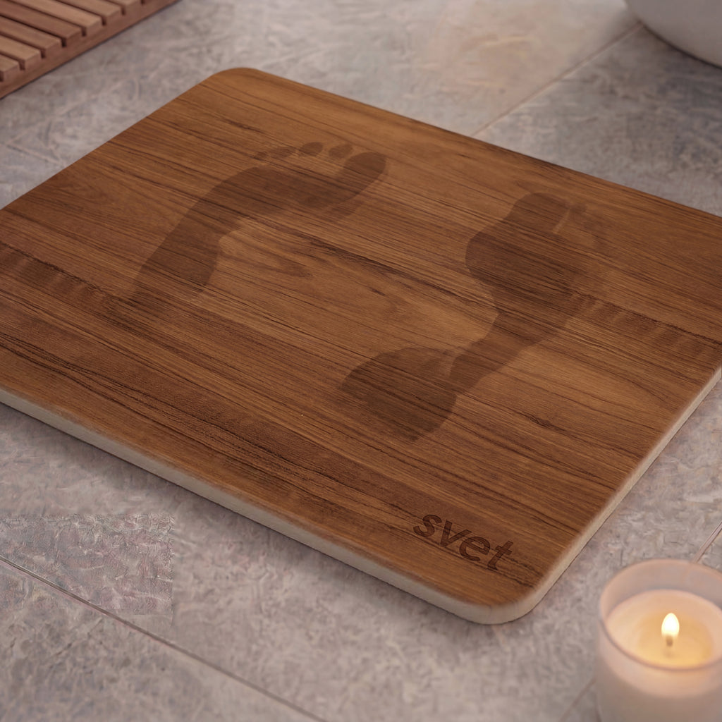 Alfombra de diatomita efecto madera